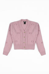 Bow Applique Cropped Cardigan Sweater | Forever 21 Womens