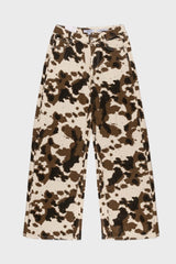 Cow Print Rhinestone Wide-Leg Jeans | Forever 21 Womens
