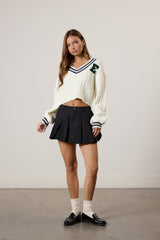 Cropped Varsity Sweater | Forever 21 Womens
