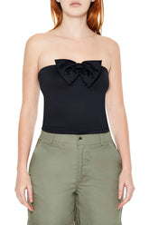 Scuba Knit Bow Tube Top | Forever 21 Womens