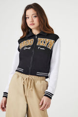 Brooklyn Zip-Up Bomber Jacket | Forever 21 Womens