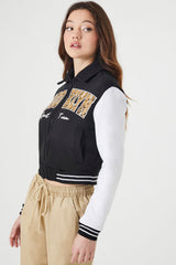 Brooklyn Zip-Up Bomber Jacket | Forever 21 Womens