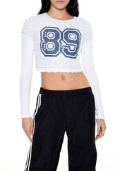 New York 89 Cropped Combo Tee | Forever 21 Womens