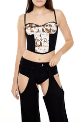 Cowboy Print Cropped Cami | Forever 21 Womens