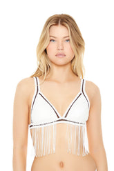 Fringe Triangle Bikini Top | Forever 21 Womens