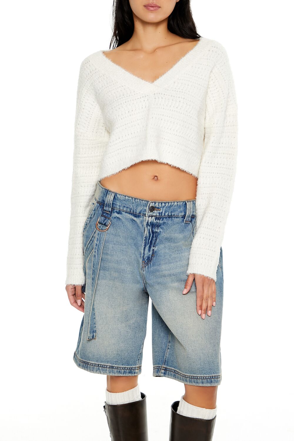 Crossover Mock Wrap Sweater | Forever 21 Womens