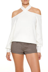 Crisscross Off-the-Shoulder Sweater | Forever 21 Womens