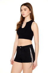 Chain Sweater-Knit Crop Top | Forever 21 Womens