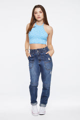 Checkered Sweater-Knit Halter Top | Forever 21 Womens