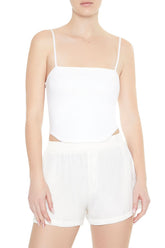 Cropped Dolphin-Hem Cami | Forever 21 Womens