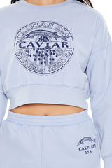 Caviar Graphic Cropped Pullover | Forever 21 Womens