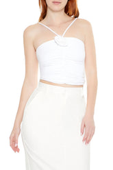 Cropped Rosette Cami | Forever 21 Womens
