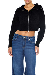 Cropped Zip-Up Sweater | Forever 21 Womens