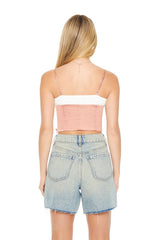 Cropped Satin Colorblock Cami | Forever 21 Womens