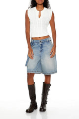 Cropped Cable Knit Sweater Vest | Forever 21 Womens