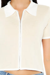 Cropped Sweater-Knit Shirt | Forever 21 Womens