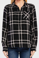 Brittina Long Sleeve Plaid Shirt | Forever 21 Womens