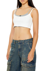 Bow Combo Cropped Cami | Forever 21 Womens