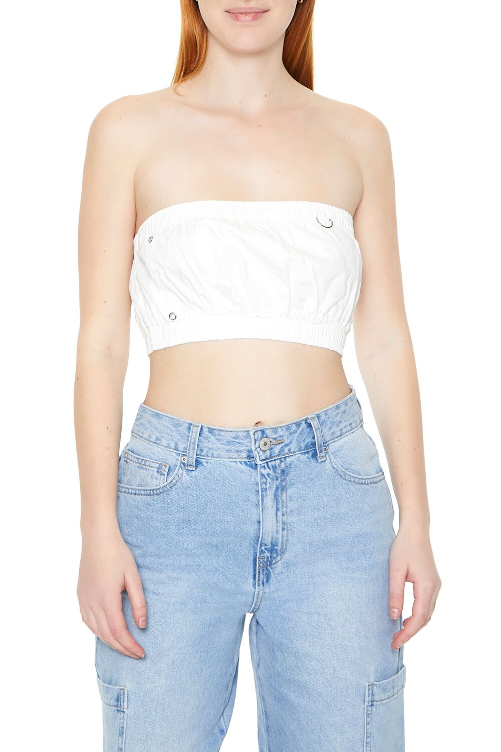 D-Ring Grommet Bandeau | Forever 21 Womens