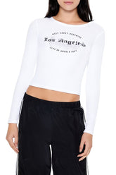 Los Angeles Cropped Tee | Forever 21 Womens