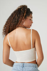 Cropped Rib-Knit Cami | Forever 21 Womens