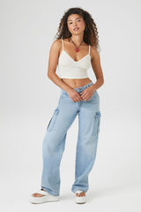 Cropped Rib-Knit Cami | Forever 21 Womens