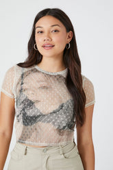 Mesh Graphic Baby Tee | Forever 21 Womens