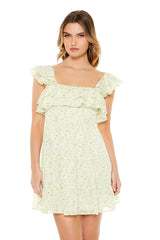 Ditsy Floral Ruffle Mini Dress | Forever 21 Womens