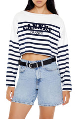 Cannes France Cropped Sweater | Forever 21 Womens