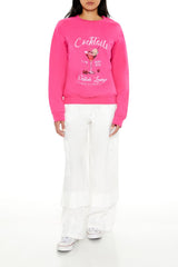 Cocktails Fleece Pullover | Forever 21 Womens