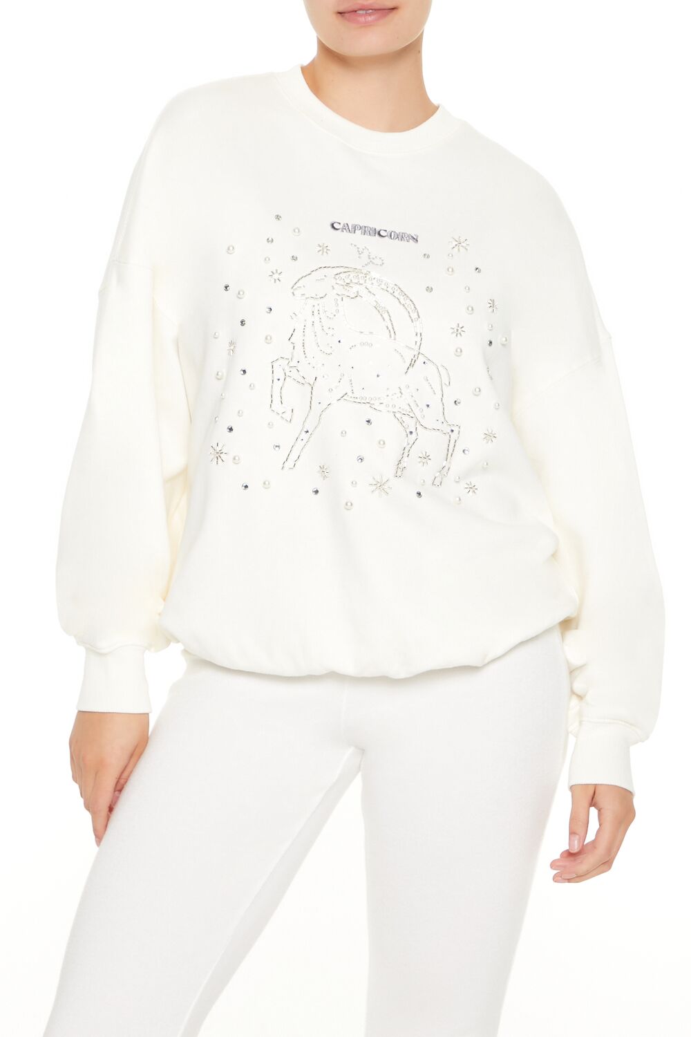 Beaded Capricorn Pullover | Forever 21 Womens