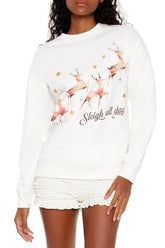 Sleigh All Day Reindeer Pullover | Forever 21 Womens