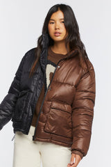 Colorblock Puffer Jacket | Forever 21 Womens
