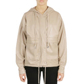 Vegan Leather Button Front Jacket | Forever 21 Womens