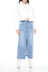 Boxy Cropped Shacket | Forever 21 Womens