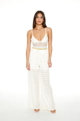 Crochet Striped Cargo Pants | Forever 21 Womens