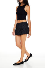 Bubble-Hem Mini Skirt | Forever 21 Womens