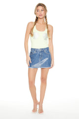 Bratz x F21 Textured Denim Mini Skirt | Forever 21 Womens