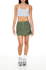 Active Zip-Up Cargo Skort | Forever 21 Womens