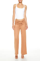 Ruched Drawstring Foldover Pants | Forever 21 Womens