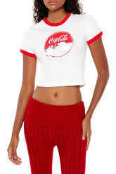 Coca-Cola Snow Ringer Baby Tee | Forever 21 Womens