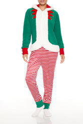 Hooded Elf Pajama Jumpsuit | Forever 21 Womens