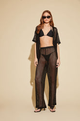 Sheer Crochet Shirt & Pants Set | Forever 21 Womens