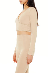 Active Seamless Surplice Crop Top | Forever 21 Womens
