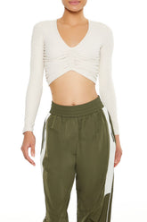 Active Ruched Crop Top | Forever 21 Womens