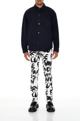 Cotton Curved-Hem Shirt | Forever 21 Mens