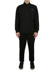Big & Tall Fully Open Zipper Tracksuit in Black | Forever 21 Mens