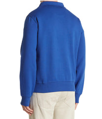 Quarter Zip Luxe Fleece Pullover Indigo Blue | Forever 21 Mens