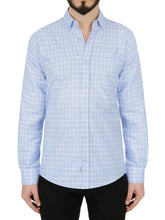 Mens's Regular Shirt Blue Check Design 2 | Forever 21 Mens
