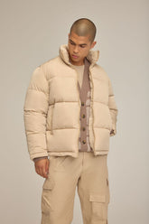 Quilted Funnel-Neck Puffer Jacket | Forever 21 Mens